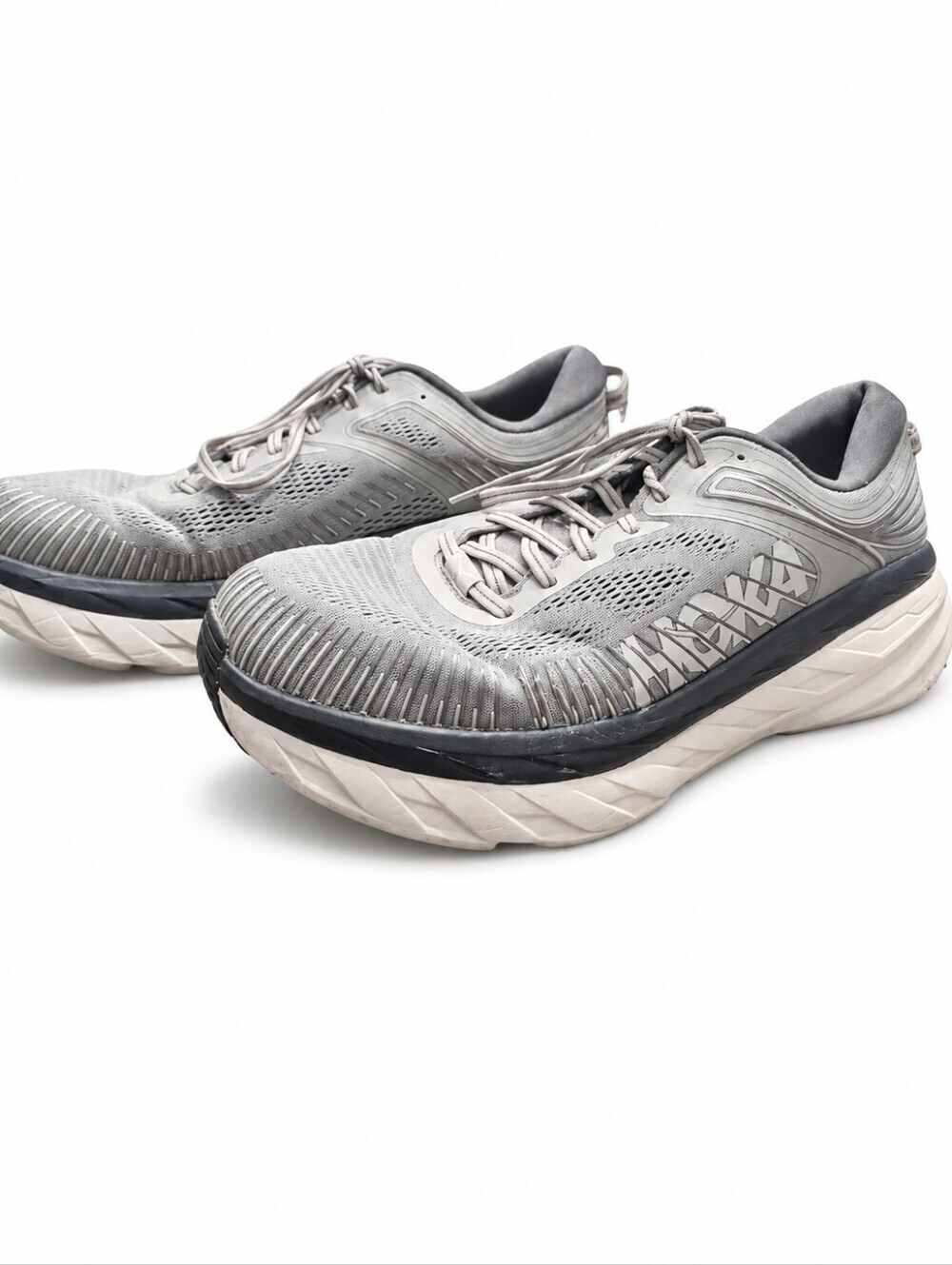 Hoka Bondi 7 Gray X-Wide 11.5 Mens